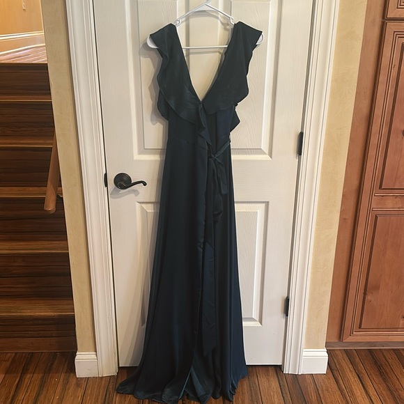 Lulus Dark green dress - Picture 3 of 12